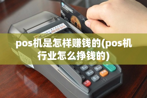 pos机是怎样赚钱的(pos机行业怎么挣钱的)