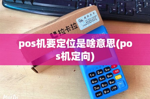 pos机要定位是啥意思(pos机定向)