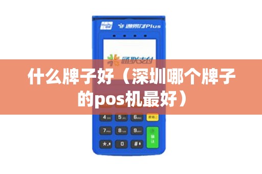什么牌子好（深圳哪个牌子的pos机最好）
