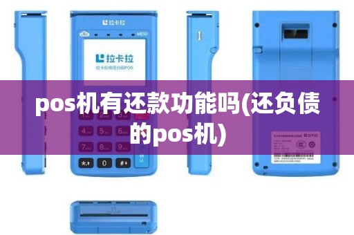 pos机有还款功能吗(还负债的pos机)
