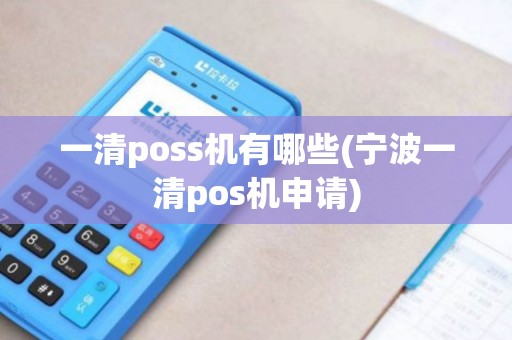 一清poss机有哪些(宁波一清pos机申请)