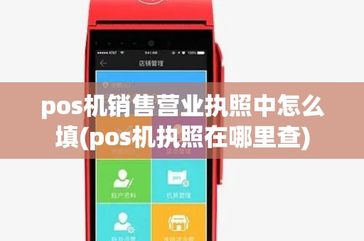 pos机销售营业执照中怎么填(pos机执照在哪里查)