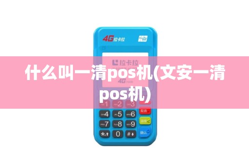 什么叫一清pos机(文安一清pos机)