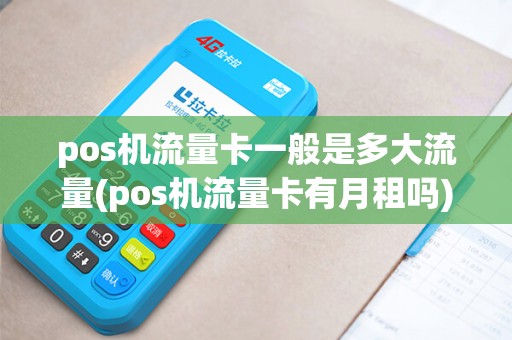 pos机流量卡一般是多大流量(pos机流量卡有月租吗)