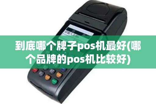 到底哪个牌子pos机最好(哪个品牌的pos机比较好)