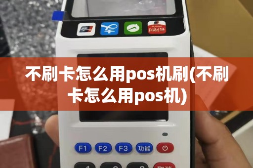不刷卡怎么用pos机刷(不刷卡怎么用pos机)