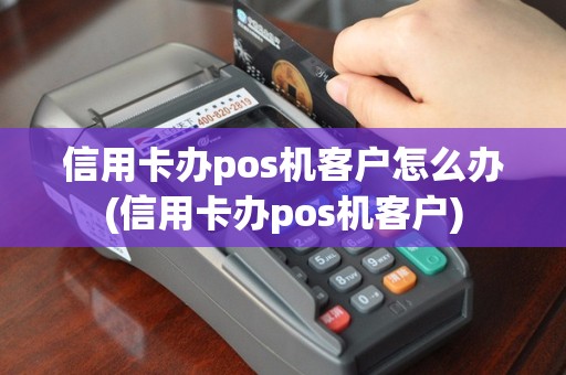 信用卡办pos机客户怎么办(信用卡办pos机客户)