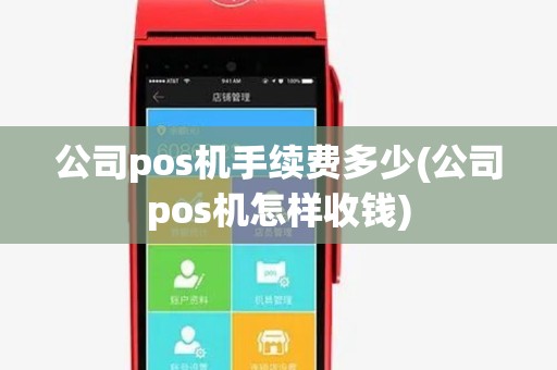 公司pos机手续费多少(公司pos机怎样收钱)