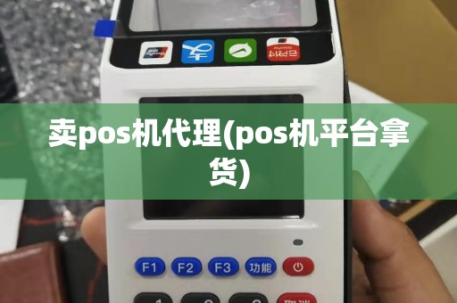 卖pos机代理(pos机平台拿货)