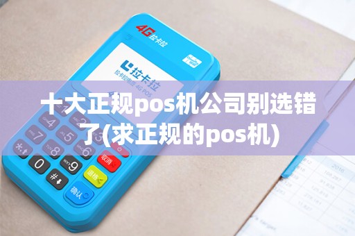 十大正规pos机公司别选错了(求正规的pos机)