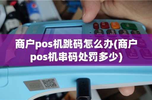 商户pos机跳码怎么办(商户pos机串码处罚多少)