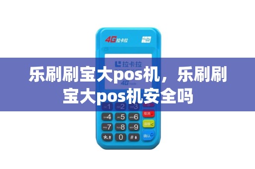 乐刷刷宝大pos机，乐刷刷宝大pos机安全吗