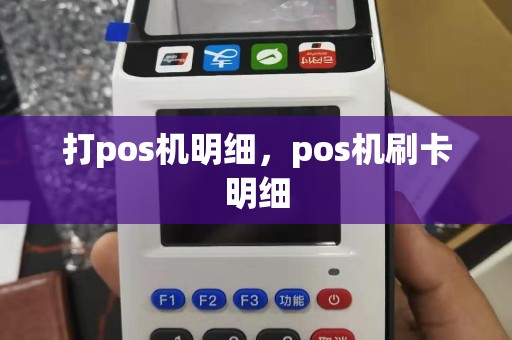 打pos机明细，pos机刷卡明细