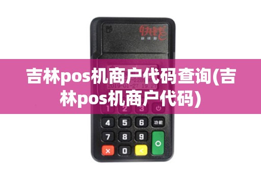 吉林pos机商户代码查询(吉林pos机商户代码)