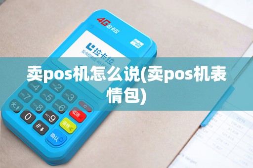 卖pos机怎么说(卖pos机表情包)