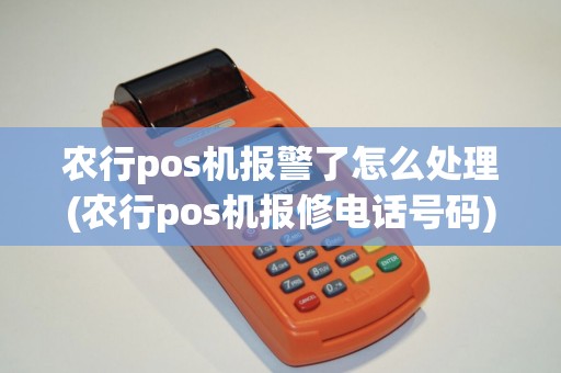 农行pos机报警了怎么处理(农行pos机报修电话号码)