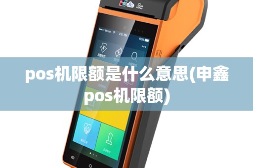 pos机限额是什么意思(申鑫pos机限额)