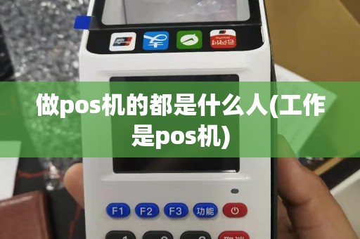 做pos机的都是什么人(工作是pos机)