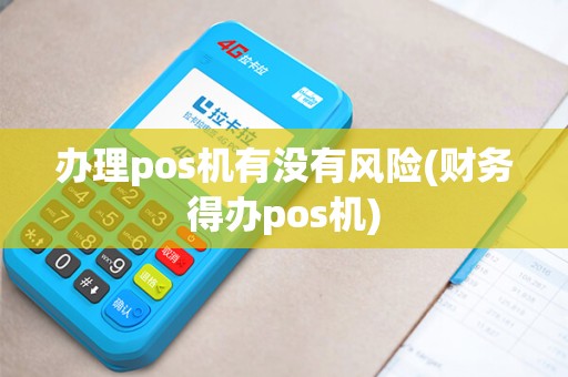 办理pos机有没有风险(财务得办pos机)