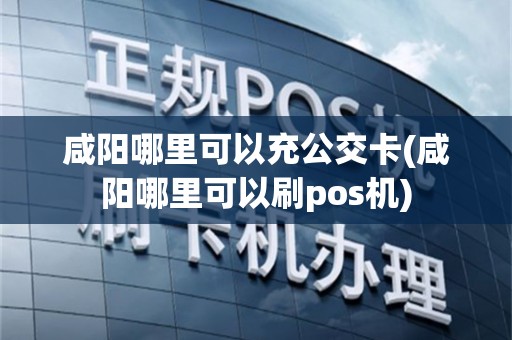 咸阳哪里可以充公交卡(咸阳哪里可以刷pos机)