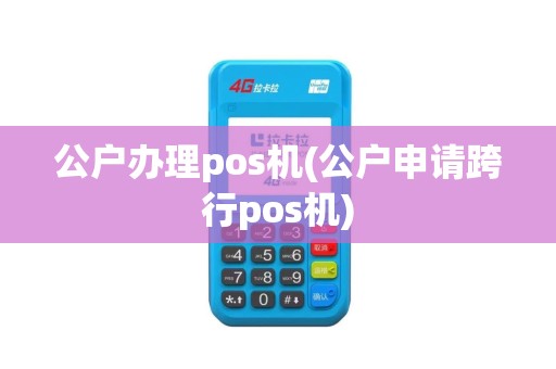 公户办理pos机(公户申请跨行pos机)