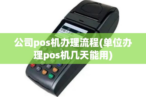 公司pos机办理流程(单位办理pos机几天能用)