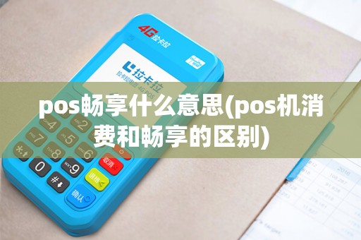pos畅享什么意思(pos机消费和畅享的区别)