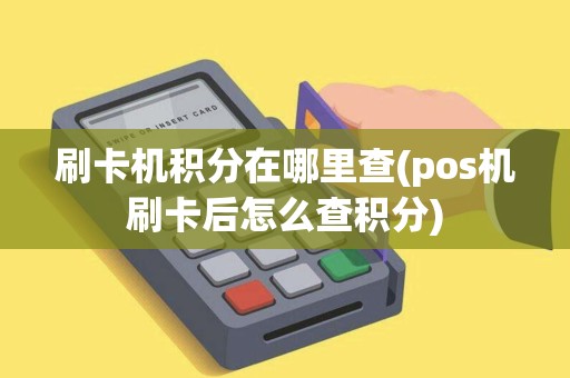刷卡机积分在哪里查(pos机刷卡后怎么查积分)